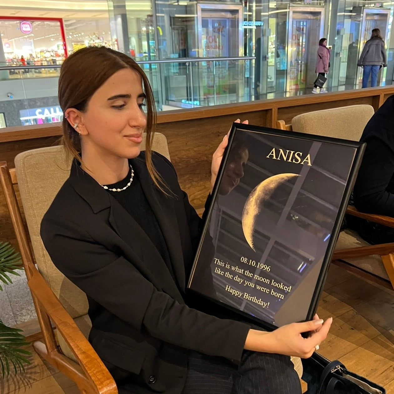 Hand-Crafted Personalized Moon Phase Art