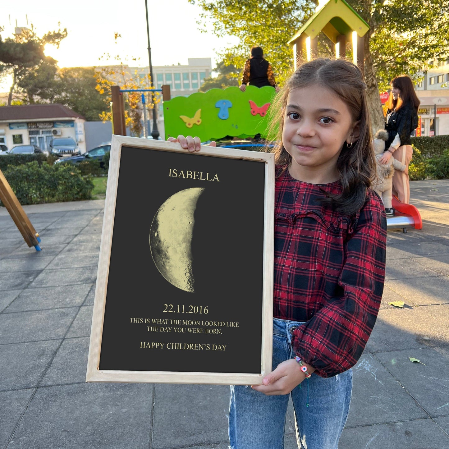 Hand-Crafted Personalized Moon Phase Art