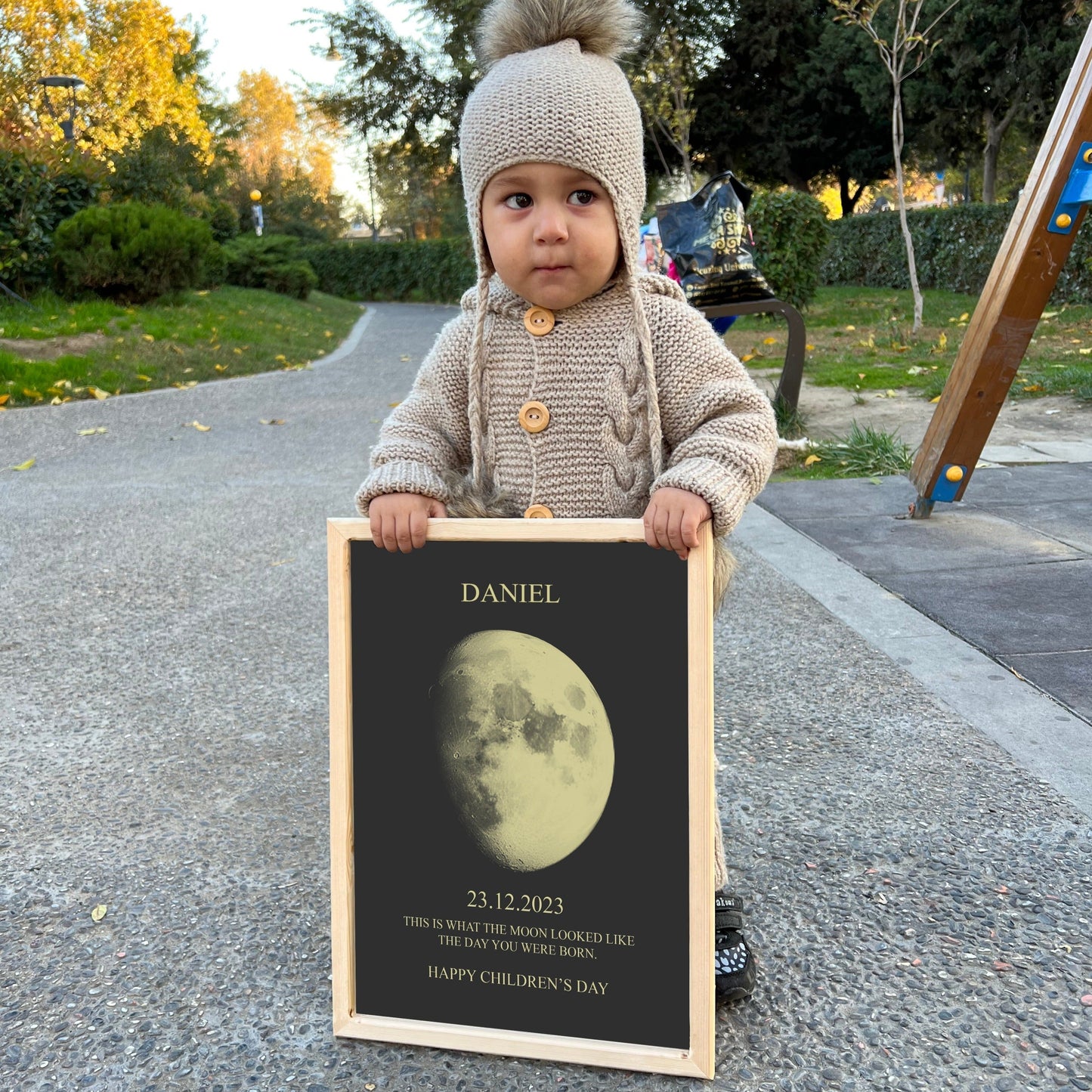 Hand-Crafted Personalized Moon Phase Art